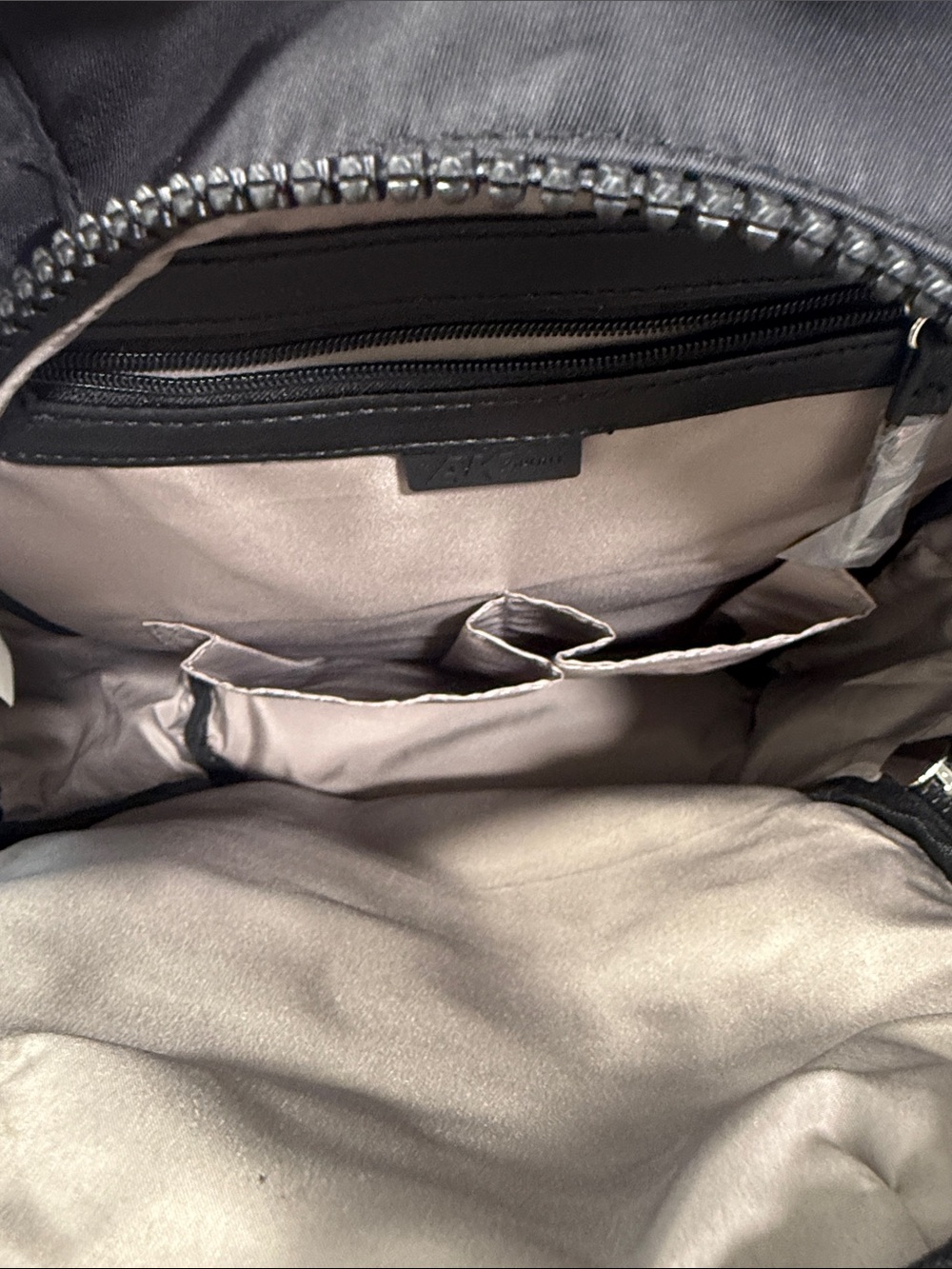 Anne Klein Sport Midi backpack in black nylon like new - Picture 6 of 7